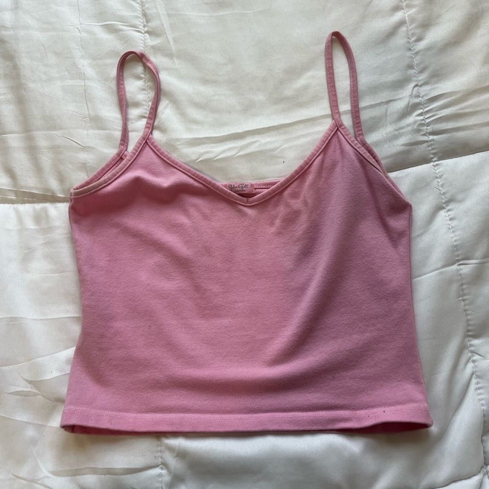 pink brandy melville tank